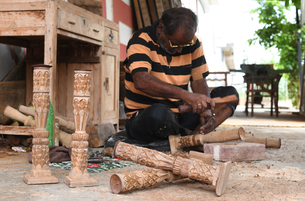 Craftsman at work
